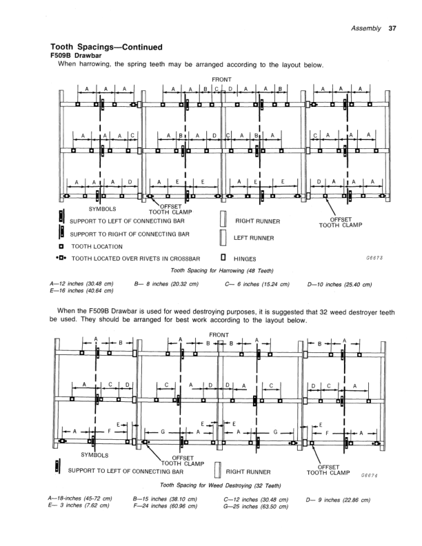 John Deere 500 Series Integral Harrow Drawbars & Sections Operator's Manual (OMGA10505) - Image 2