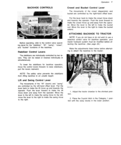 Alternative view of John Deere 165 Backhoe (Applies to 3-Point Hitch Tractors) Operator's Manual (OMGA11033)