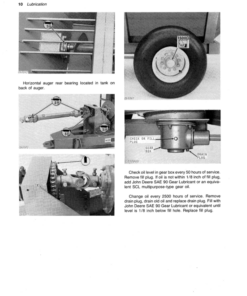 Alternative view of John Deere 1210 Grain Cart Operator's Manual (OMGA11098)