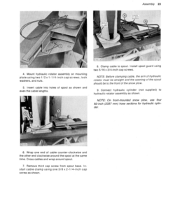 Alternative view of John Deere 270 Rotary Snow Plow Operator's Manual (OMGA11170)