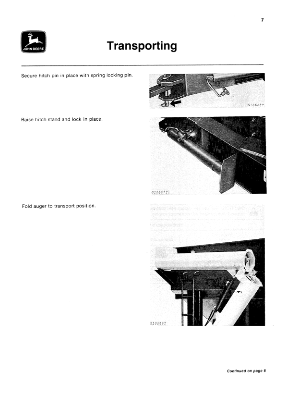 John Deere 1210A Grain Cart Operator's Manual (OMGA11294) - Image 2