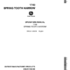John Deere 1740 Spring Tooth Harrow Operator's Manual (OMGA11458)