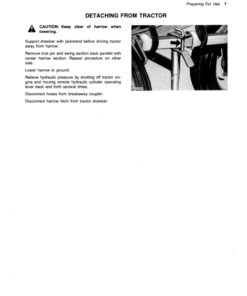 Alternative view of John Deere 1740 Spring Tooth Harrow Operator's Manual (OMGA11458)
