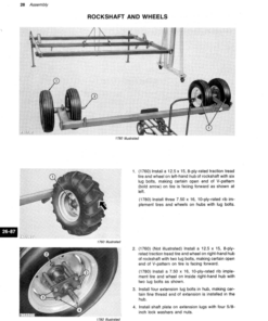 Alternative view of John Deere 1760, 1780 Rod Weeders Operator's Manual (OMGA11518)