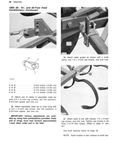 Alternative view of John Deere 1850, 1860 Field Conditioners Operator's Manual (OMGA11534)