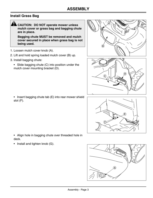 John Deere M10, M21 & M23 21-Inch Sabre Rotary Walk-Behind Mowers (010001-) Operator's Manual (OMGC00037) - Image 2