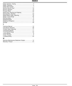 Alternative view of John Deere JX85 21-Inch Commercial Walk-Behind Rotary Mower (010001-) Operator's Manual (OMGC00133)