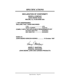 Alternative view of John Deere JX75(010001-), JE75(010001-) 21-Inch Walk-Behind Rotary Mower Operator's Manual (OMGC00180)