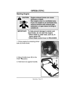Alternative view of John Deere JA62 21-Inch Walk-Behind Rotary Mower (010001-) Operator's Manual (OMGC00185)