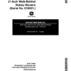 John Deere JA60 & JA62 Rotary Mowers North America (010001-100000) Operator's Manual (OMGC00260)