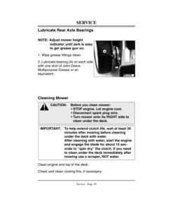 Alternative view of John Deere JX75 (030001-), JE75 (020001-) 21-Inch Walk-Behind Rotary Mowers Operator's Manual (OMGC00314)
