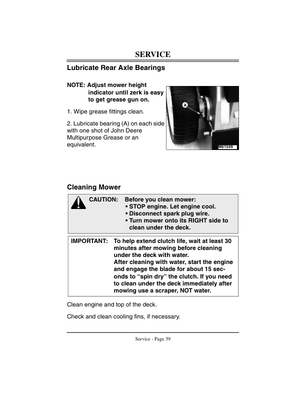John Deere JX75 (030001-), JE75 (020001-) 21-Inch Walk-Behind Rotary Mowers Operator's Manual (OMGC00314) - Image 2