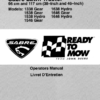 John Deere 38, 46 Inch Sabre Lawn Tractor (1338G, 1538G, 1538H, 1546G, 1638H, 1646G, 1646H) Operator's Manual (OMGX10099)