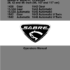 John Deere 38, 42, 46 inch 1438G, 1538G&H/1542G &H, 1642G/H, 1646H/1642V-TW/1646 V-TWIN) Operator's Manual (OMGX10143)