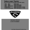 John Deere 38, 42, 46-Inch Sabre Lawn Tractors (1438G, 1542G/H, 15.538G/H, 1642G/h, 1646H, 1642 V-Twin H & 1646 V-Twin H) Operator's Manual (OMGX10226)