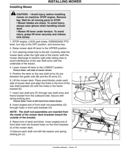 Alternative view of John Deere S1642, S1742, S2046 Scotts Lawn Tractors (010001-) Operator's Manual (OMGX10342)
