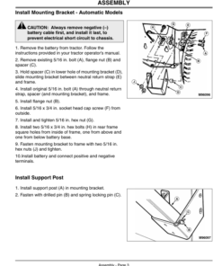 Alternative view of John Deere 2-Bag Sabre Bagger 38-Inch & 42-Inch Mower Decks Operator's Manual (OMGX10477)