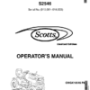 John Deere S2546 Scotts Lawn Tractors Operator's Manual (OMGX10545)