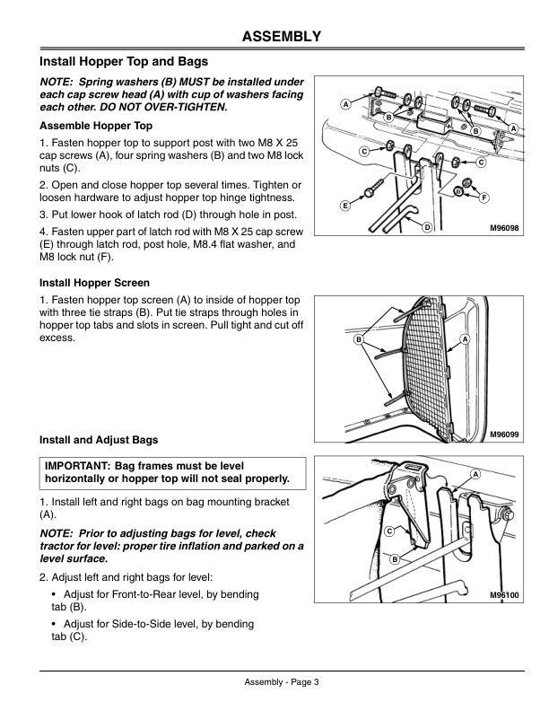 John Deere 46-Inch Power Flow Bagger (010001-) Operator's Manual (OMGX10633) - Image 2