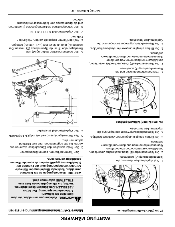 John Deere 97-14HS & 107-17HS SABO Lawn Tractors (010001-) Operator's Manual (OMGX10890) - Image 2