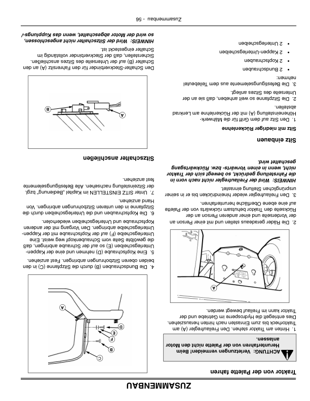 John Deere 97-14HS & 107-17HS SABO Lawn Tractors (010001-) Operator's Manual (OMGX10890) - Image 3