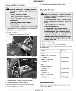 Alternative view of John Deere L100, L110, L118, L120, & L130 Lawn Tractors North America (010001-) Operator's Manual (OMGX21647)