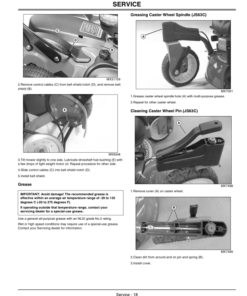 Alternative view of John Deere JS63, JS63C Walk-Behind Rotary Mowers Operator's Manual (OMGX22068)