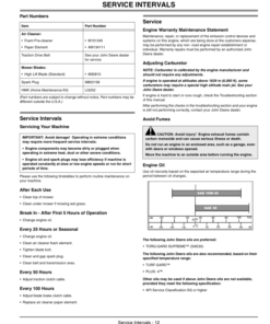 Alternative view of John Deere JX75 21-Inch Walk-Behind Rotary Mower (200001-) Operator's Manual (OMGX22071)