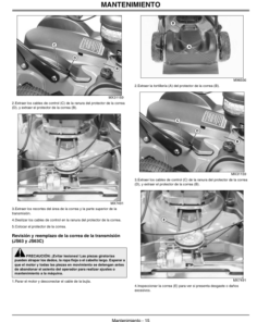 Alternative view of John Deere JS63, JS63C Walk-Behind Mower Operator's Manual (OMGX22195)