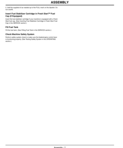 Alternative view of John Deere JS20, JS30, JS40 Rotary Mower (010001-100000) Operator's Manual (OMGX22228)
