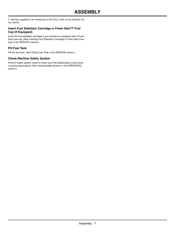 John Deere JS20, JS30, JS40 Rotary Mower (010001-100000) Operator's Manual (OMGX22228) - Image 2