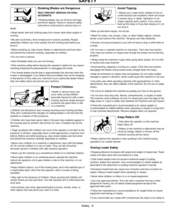 Alternative view of John Deere 100 Series Lawn Tractors North America (010001-200000) Operator's Manual (OMGX22661)