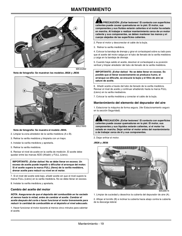 John Deere Walk-Behind Mower??M?wMentumJM26, JM36, JM46 Operator's Manual (OMGX23570) - Image 2