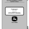 John Deere Walk-Behind Mower WE80, WE85 Operator's Manual (OMGX23606)