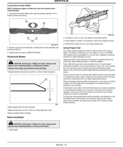 Alternative view of John Deere Walk-Behind Mower WE80, WE85 Operator's Manual (OMGX23606)