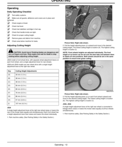 Alternative view of John Deere Walk-Behind Mower - JS26, JS36, JS46 (500001-) Operator's Manual (OMGX24127)