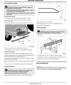 Alternative view of John Deere D100, D120, D130, D140, D150, D160 & D170 Lawn Tractors Worldwide Edition (010001-200000) Operator's Manual (OMGX24147)