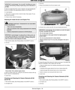 Alternative view of John Deere D100, D110, D120, D130, D140, D160 & D170 Lawn Tractors Worldwide Edition (200000- ) Operator's Manual (OMGX24230)