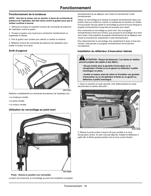 John Deere Walk-Behind Mower - JM26, JM36, JM46 (150001-) Operator's Manual (OMGX24376) - Image 3