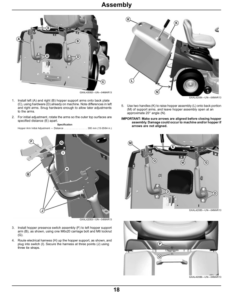 Alternative view of John Deere X135R & X155R Tractors Export Edition (058001-100000) Operator's Manual (OMGX25276)