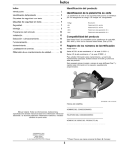 Alternative view of John Deere Power Flow High Performance for 48-Inch, 54-Inch Accel Deep, 48-Inch, 54-Inch High Capacity Edge Mower Decks (North American) Operator's Manual (OMGX25292)