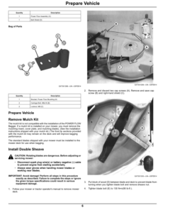 Alternative view of John Deere Power Flow For 48, 54 in. Mowers (North American) Operator's Manual (OMGX25511)