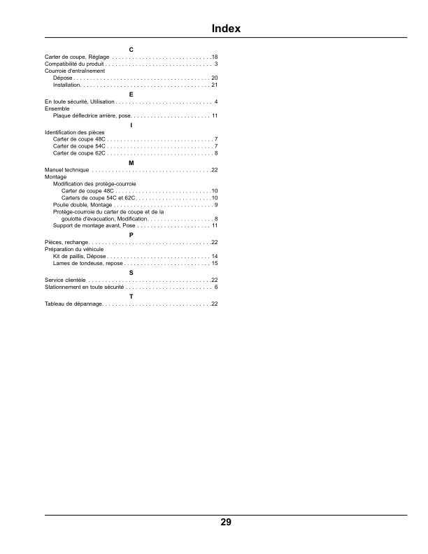 John Deere Power Flow C Series High Performance for 48C, 54C, 62C Mowers (Export Edition) Operator's Manual (OMGX25588) - Image 3