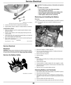 Alternative view of John Deere Z425, Z435, Z445, Z465, Z625, Z645, Z655 & Z665 EZTrak Zero-Turn Mowers Operator's Manual (OMGX25929)
