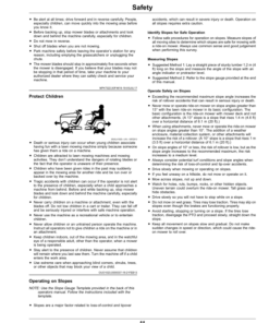 Alternative view of John Deere Z335E, Z355E ZTrak Zero-Turn Mowers North America (010001- ) Operator's Manual (OMGX26258)