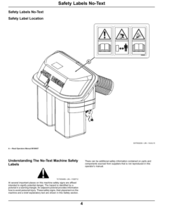 Alternative view of John Deere Rear Bagger for ZTrak Mowers (48/54 Inch)Applies to Z525E, Z535M, Z535R, Z540R & Z540M Mowers Export Edition Operator's Manual (OMGX26369)