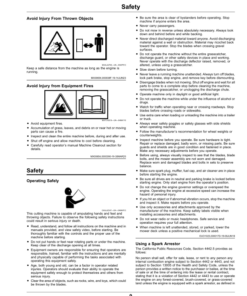 Alternative view of John Deere Z335E, Z335M, Z345M, Z345R, Z355E, Z355R & Z375R Ztrak (North American) Operator's Manual (OMGX26531)