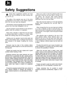 Alternative view of John Deere 50 Series Row-Crop Heads (350001-) Operator's Manual (OMH101510)