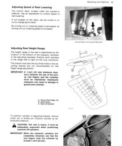 Alternative view of John Deere 218 Draper Platfrom (-547400) Operator's Manual (OMH102835)