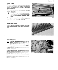 Alternative view of John Deere 6601 Combine Operator's Manual (OMH116956)